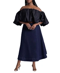 Eloquii Women's Plus Bubble Top