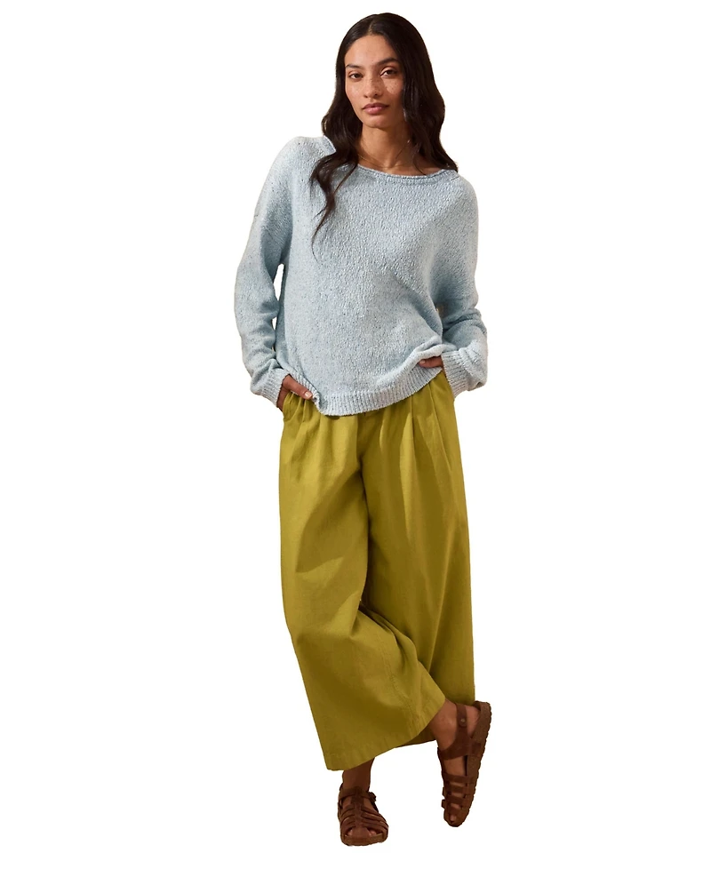 Celtic & Co. Women's Silk Blend Boat Neck Sweater