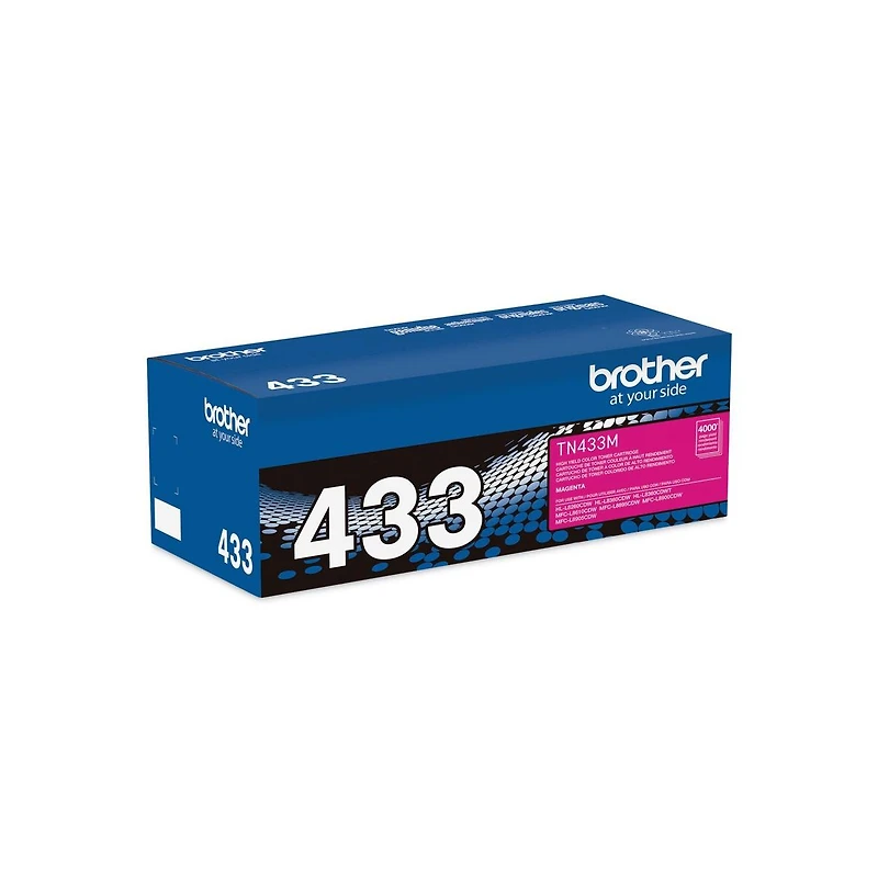Brother TN433M 4,000 Page-Yield High-Yield Toner