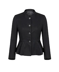Modenaire Women's Textured Peplum Blazer