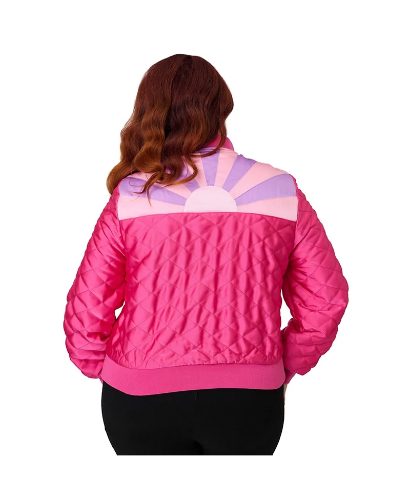 Unique Vintage Plus Quilted Varsity Jacket