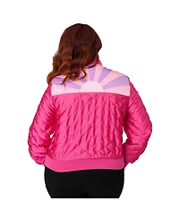Unique Vintage Plus Quilted Varsity Jacket