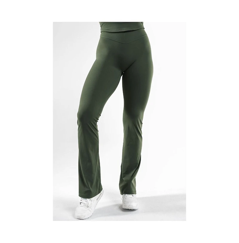 Vitality Women's Cloud Ii Flared High-Rise Trouser Pant Midnight