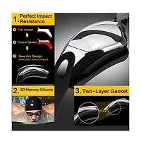 Gnuadz Swim Goggles Nose Clip Earplugs Cap Case Aqua