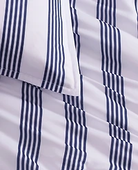 Tommy Hilfiger Campus Stripe Washed Microfiber -Pc. Comforter Set