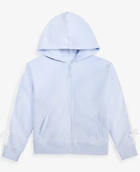 Epic Threads Girls' Xs-xl Bow-Sleeve Zip Fleece Hoodie, Macy's Exclusive
