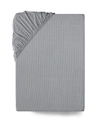Tommy Hilfiger Essentials 300-Thread Count Solid Cotton Percale Fitted Sheet