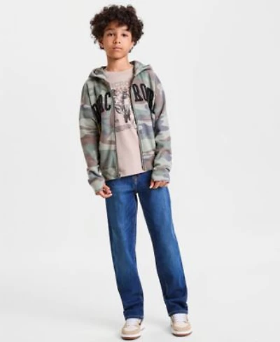 Abercrombie Kids Boys 8 20 Logo Full Zip Hoodie World Champion Bike Tee Straight Fit Jeans