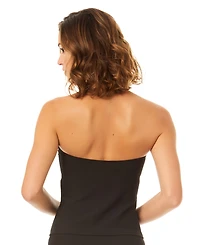 CeCe Women's Strapless Bandeau Neck Bow Tankini Top