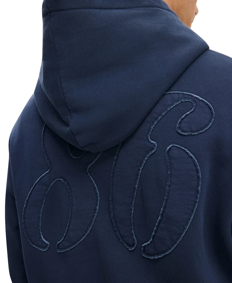 Cotton On Men's Cropped Modern-Fit Graphic Hoodie