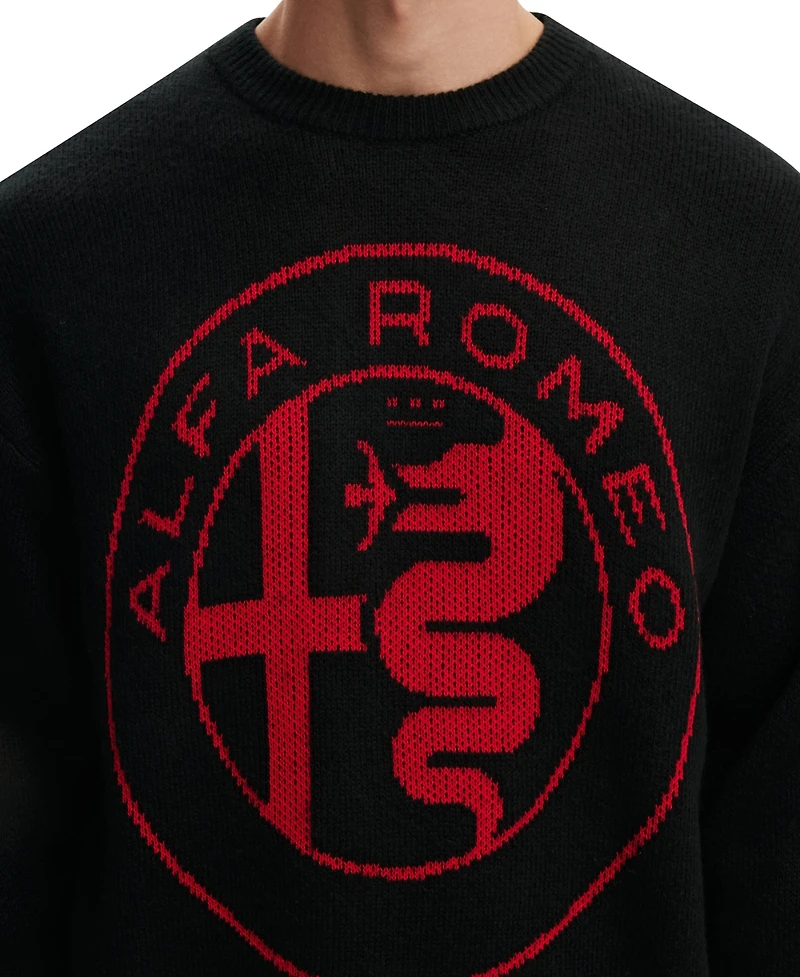Cotton On Men's Modern Box-Fit Crew Knit Long-Sleeve Sweater