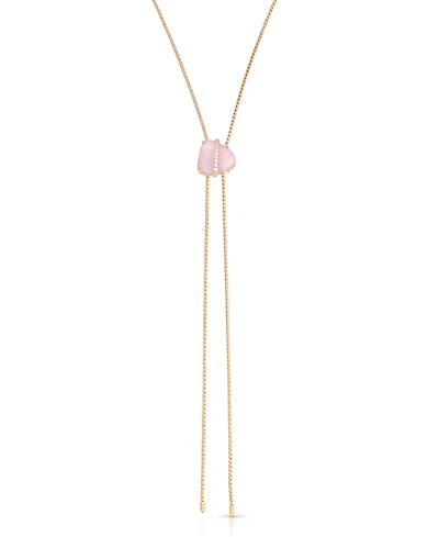 Ettika Silver-Tone Turquoise Solstice Bolo Necklace