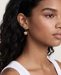 Ettika 18k Gold-Plated Sweet Cherry Earrings
