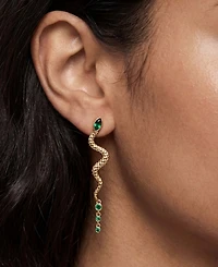 Ettika 18k Gold-Tone Serpentina Earrings