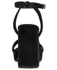 Karl Lagerfeld Paris Women's Maeleia Platform Ankle Strap Dress Sandals