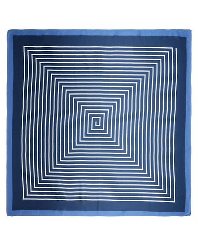 Bespoke Fashion Women's Navy Oversized Square Scarf