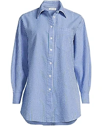 Lands' End Women's Oversized Seersucker Shirt