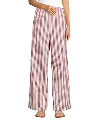 Lands' End Women's Poplin High Rise Extra Wide Leg Pants