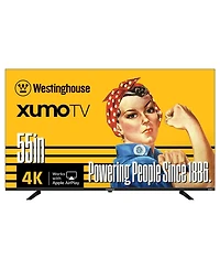 Westinghouse 55" 4K Uhd Smart Tv, Xumo, HDR10, Dolby Vision & Atmos, Voice Remote, Wi-Fi, Bluetooth