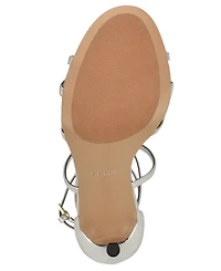 Guess Women's Chaella Embelished Strappy Stilleto Dress Sandals
