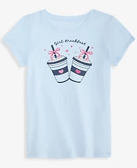 Epic Threads Girls' Xs-xl Girl Breakfast T-Shirt, Macy's Exclusive