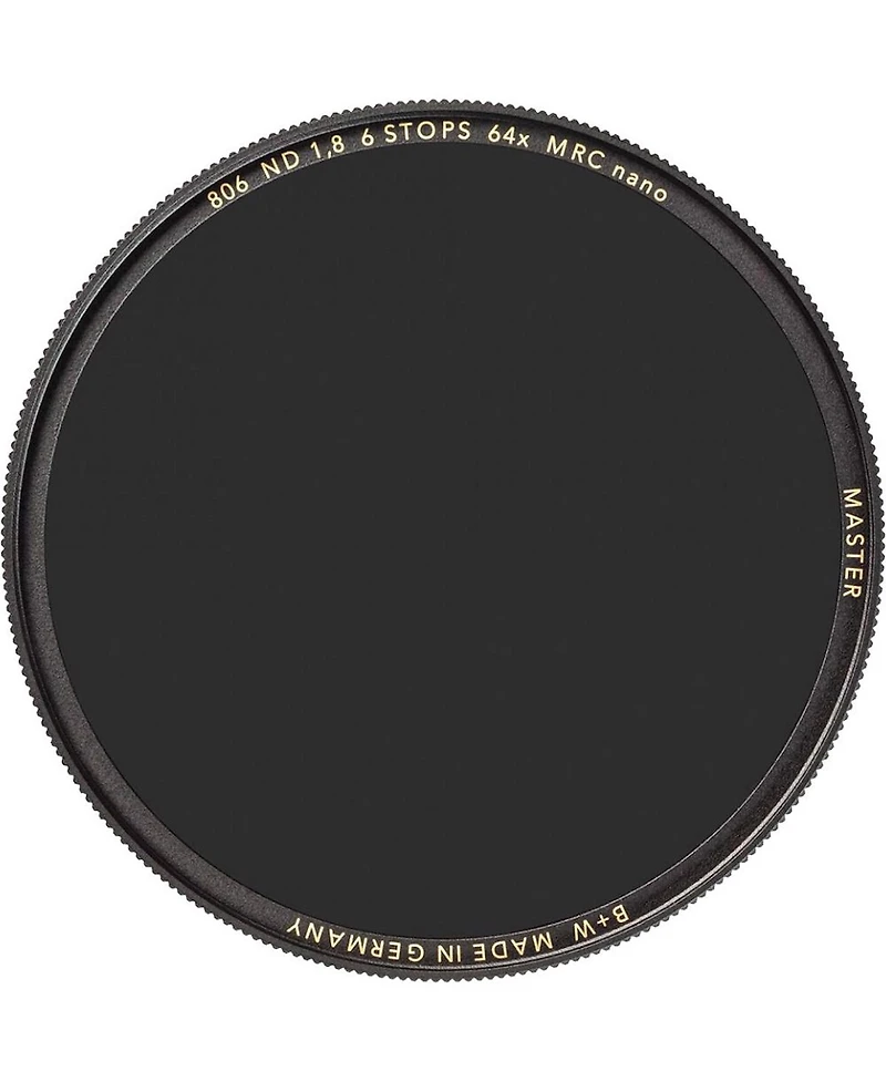 B + W 62mm Master 806M Nd 1.8 6-Stop Mrc Nano Neutral Density Filter