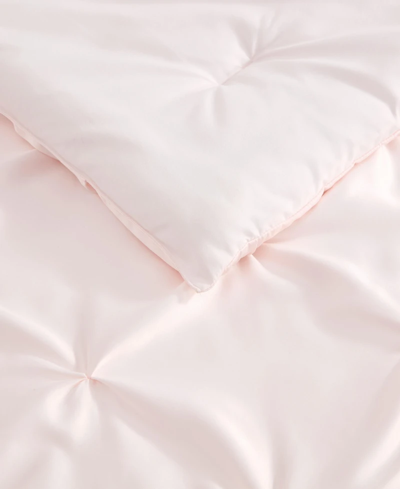 Laura Ashley Pintuck Solid Satin 2-Pc. Comforter Set, Twin Xl