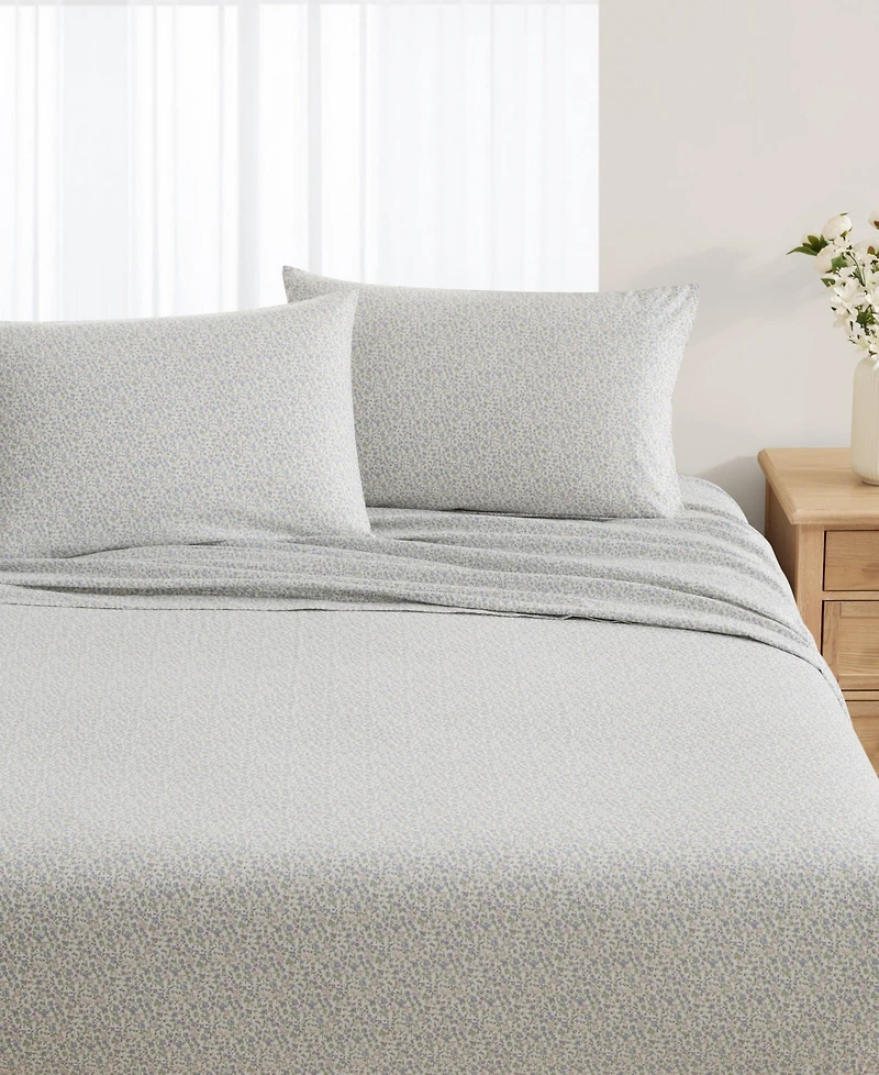 Laura Ashley Emogene Cotton Percale Pillowcase Pair, King