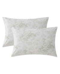Laura Ashley Toile Delight Cotton Percale Pillowcase Pair
