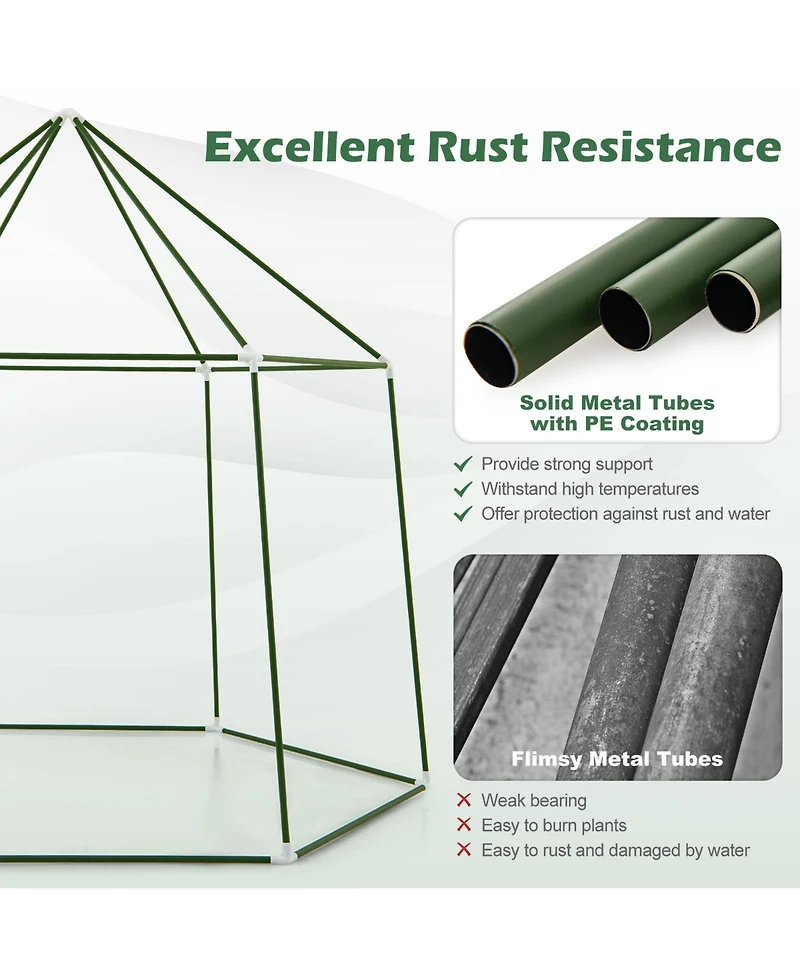 Gouun Mini Walk-in house with Pe Cover