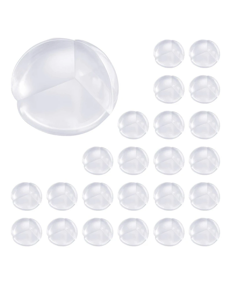 Sugift Corner Protectors Baby Proofing, 24 Pack Clear Table Corner Guards for Baby Safety