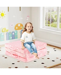 Sugift Foldable Floor Mattress for Kids with Washable Cover