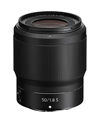 Nikon Nikkor Z 50mm f/1.8 S Lens for Z Series Mirrorless Cameras, Bundle with Slik U8800L 3-Section Aluminum Tripod with Hybrid 3-Way Pan Head
