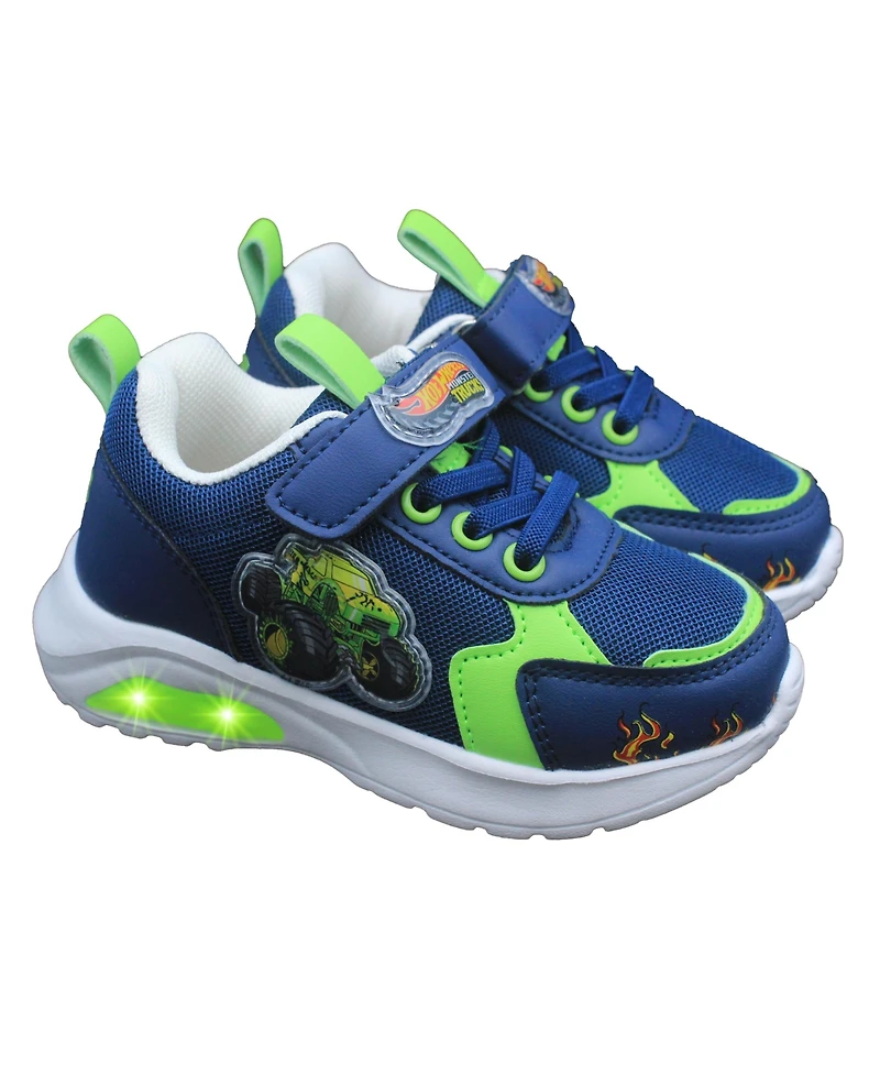 Hot Wheels Monster Trucks Toddler Light-Up Sneakers