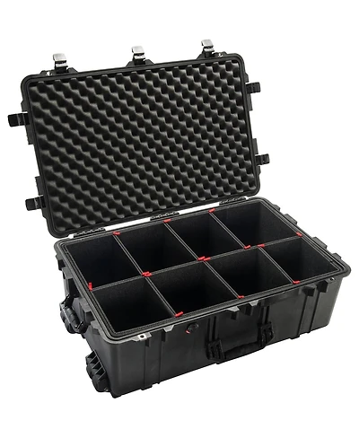 Pelican 1650 Watertight Wheeled Hard Case with TrekPak Divider System