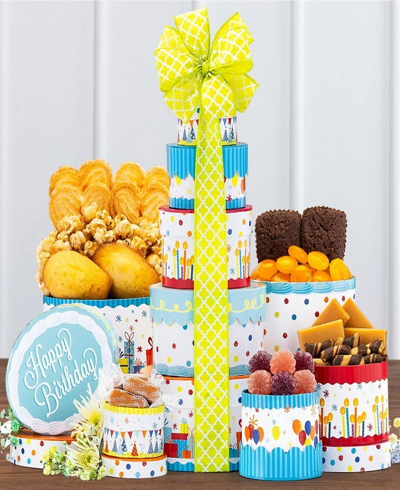 Wine Country Gift Baskets Lindt Chocolate Gift Tower, 15-Pc.