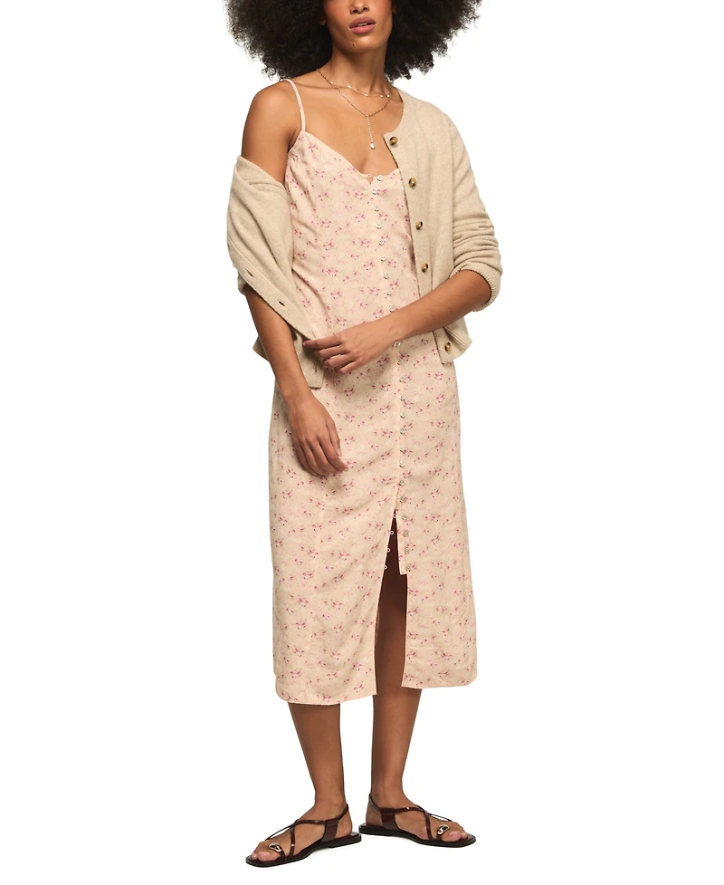 Lucky Brand Women's Printed Simone Slip Dress