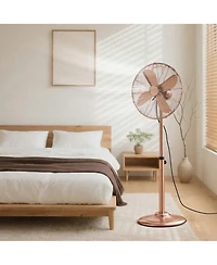 Mecale 16 Inch High Velocity Pedestal Fan 1450 Cfm Metal