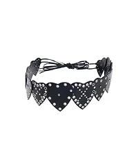 Desigual Women's Studded belt hearts
