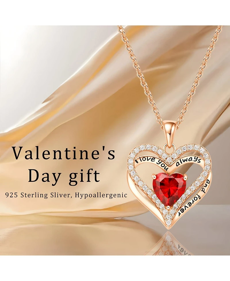 Gnuadz Preserved Heart Necklace Gift Box Couple Mother Gift