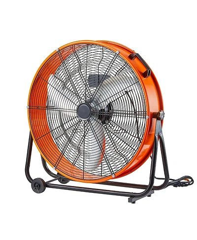 Mecale 24 Inch Industrial Drum Fan 8600 Cfm 3-Speed Heavy Duty Floor