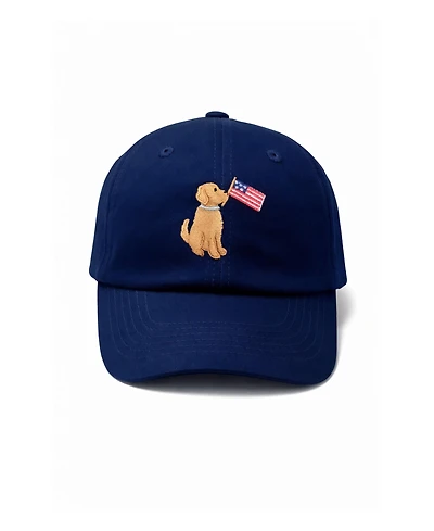 Bits and Bows Little/Big Unisex American Dog Baseball Hat