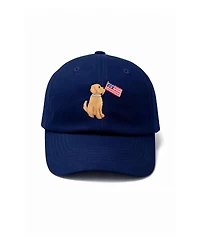Bits and Bows Little/Big Unisex American Dog Baseball Hat