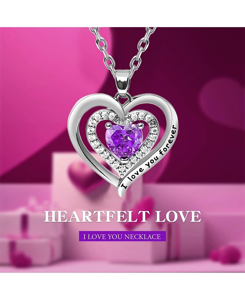 Gnuadz Preserved Heart Necklace Gift For Her Couple Mother