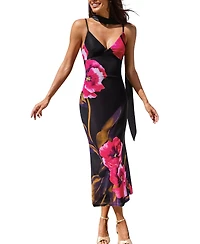 Cupshe Women's Just Us Floral Midi Beach Dress