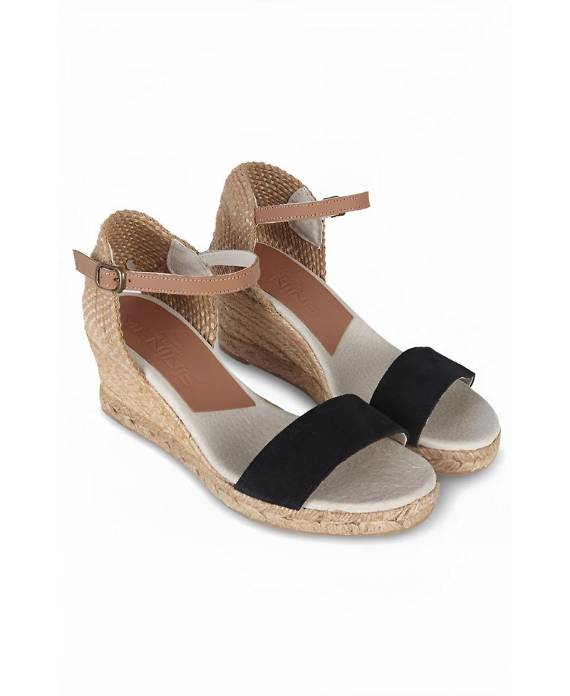 Menina Step Women's Jimena Single Band Wedges