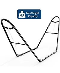 gaomon Portable Heavy Duty Universal Hammock Stand with Hooks and Chains for Outside, Patio, Backyard