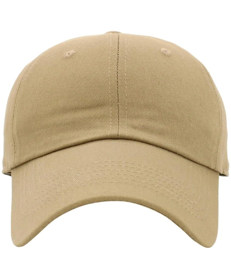 Furlihong Classic Unisex Cotton Adjustable Low Crown Baseball Cap - Plain Dad Hat for Everyday Wear