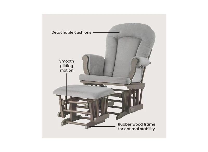 Child Craft Cozy Glider and Ottoman
