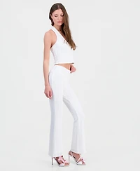 Guess Women's Joey Textured Knit Pull-On Pants